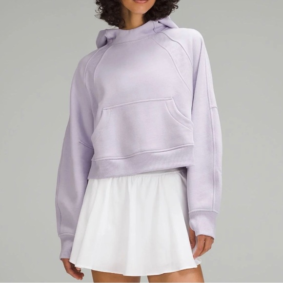 lululemon athletica Tops - Lululemon Scuba Oversized Hoodie Lilac Smoke Sz M/L